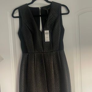 BCBG LEATHER DRESS
